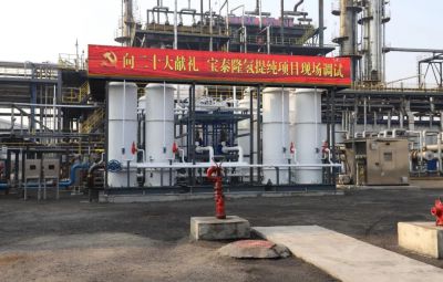 向二十大献礼|amjs澳金沙门氢提纯项目建成调试